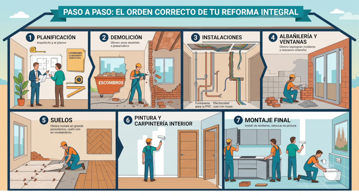 Paso a Paso: El Orden Correcto para una Reforma Integral