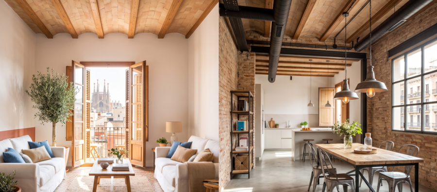 Estilos de Diseño de Interiores más Populares en Barcelona